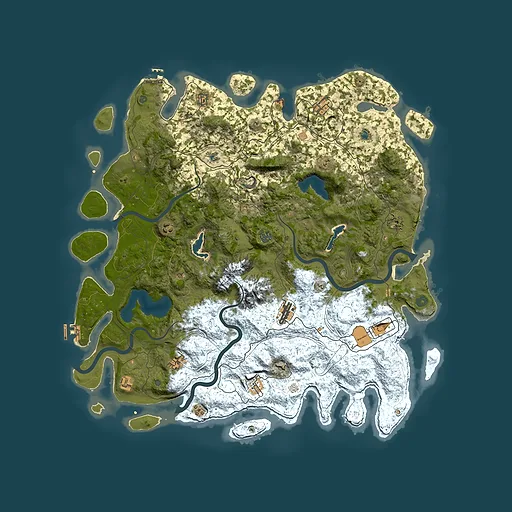 Rust map seed 379008940, 5250x5250m top-down preview