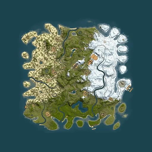 Rust map seed 315459001, 4750x4750m top-down preview