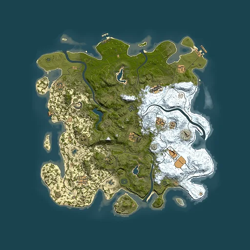 Rust map seed 1429637991, 4550x4550m top-down preview