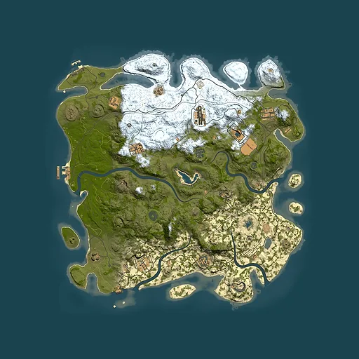 Rust map seed 1835367506, 4450x4450m top-down preview