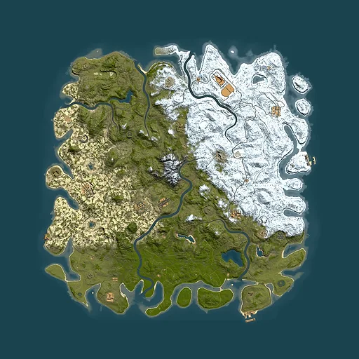 Rust map seed 1125007179, 5950x5950m top-down preview
