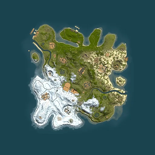 Rust map seed 60857282, 3550x3550m top-down preview