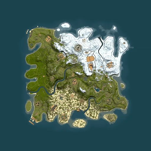 Rust map seed 79796199, 4000x4000m top-down preview