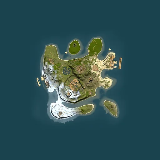 Rust map seed 1848855051, 2000x2000m top-down preview