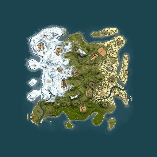 Rust map seed 1079640318, 3550x3550m top-down preview