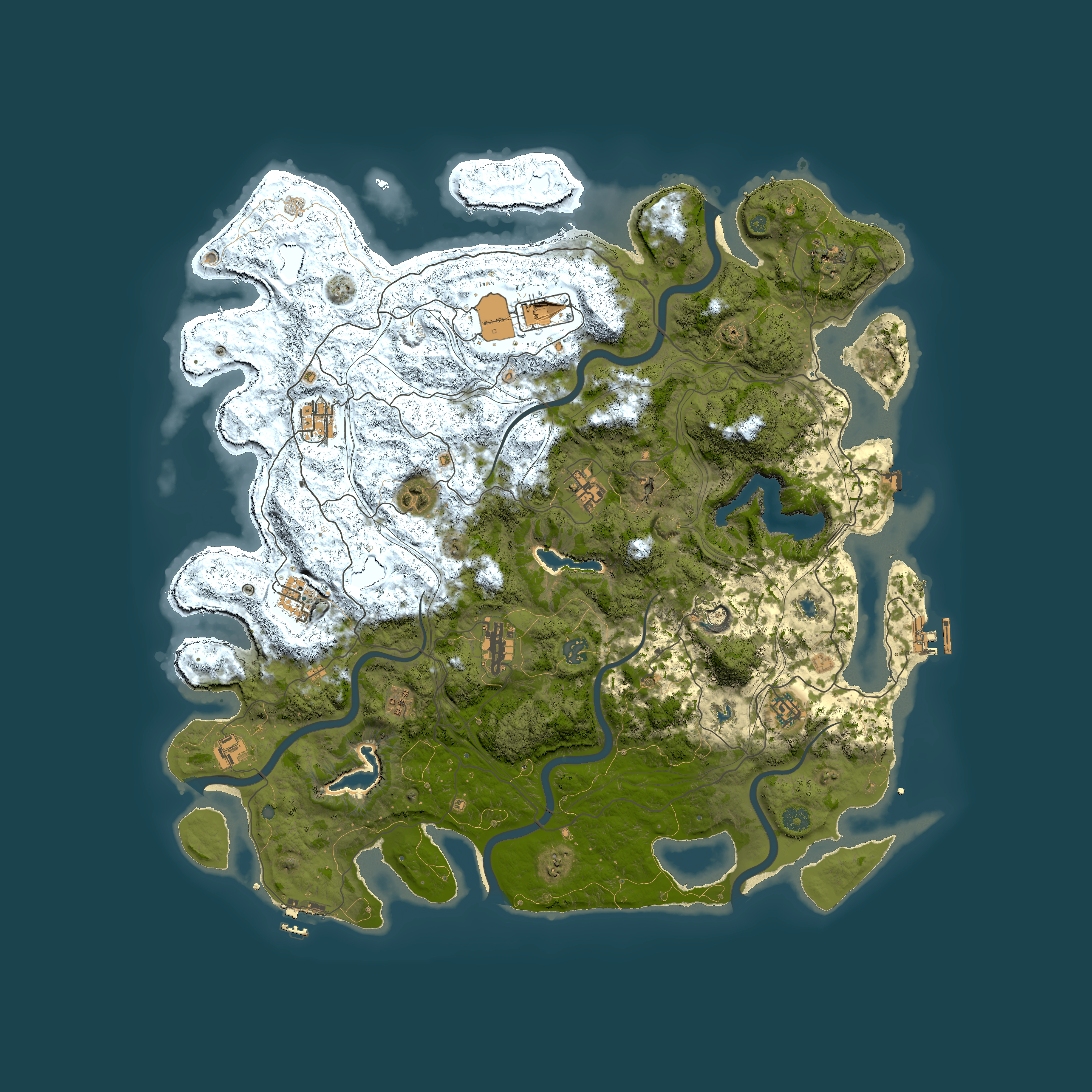 Full top-down render of Rust map seed 974324496, 4900x4900m