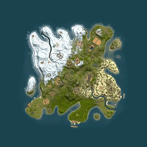 Rust map seed 1202397558, 3500x3500m top-down preview