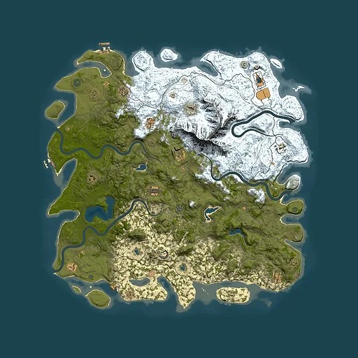 Rust map seed 1415262485, 5500x5500m top-down preview