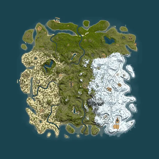 Rust map seed 413858130, 5650x5650m top-down preview