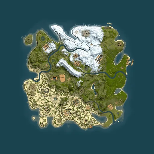 Rust map seed 806479122, 4000x4000m top-down preview