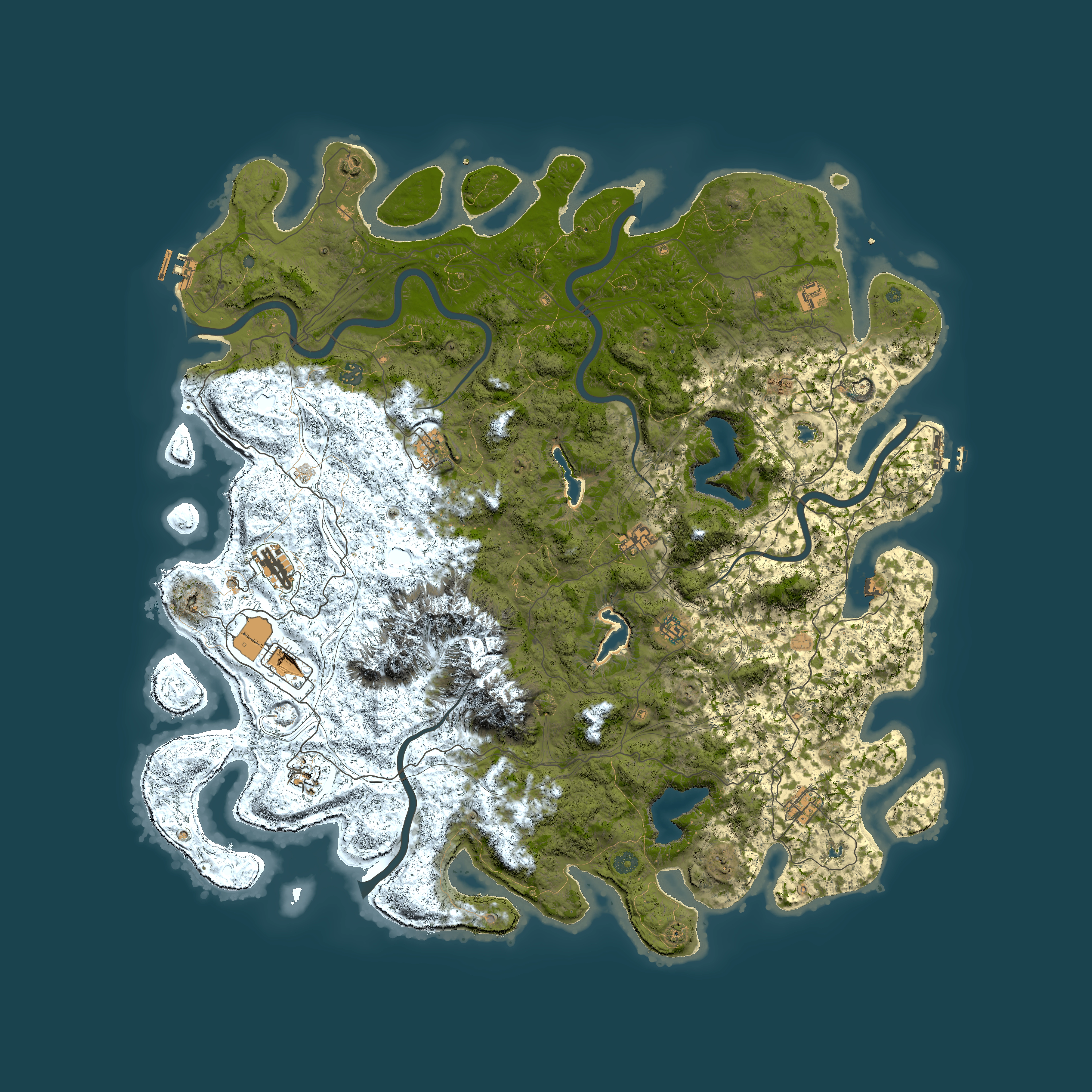Full top-down render of Rust map seed 1941854010, 5600x5600m