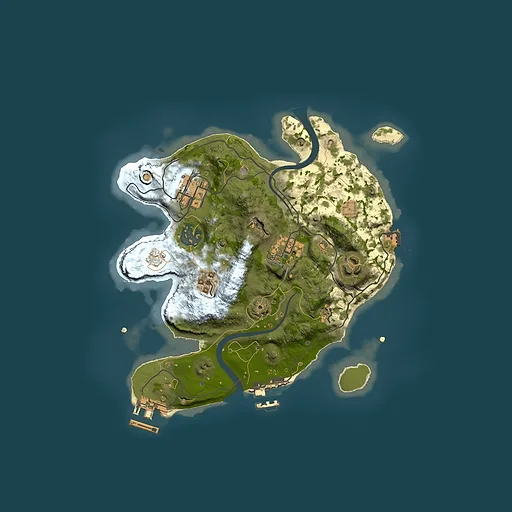 Rust map seed 983580565, 2500x2500m top-down preview