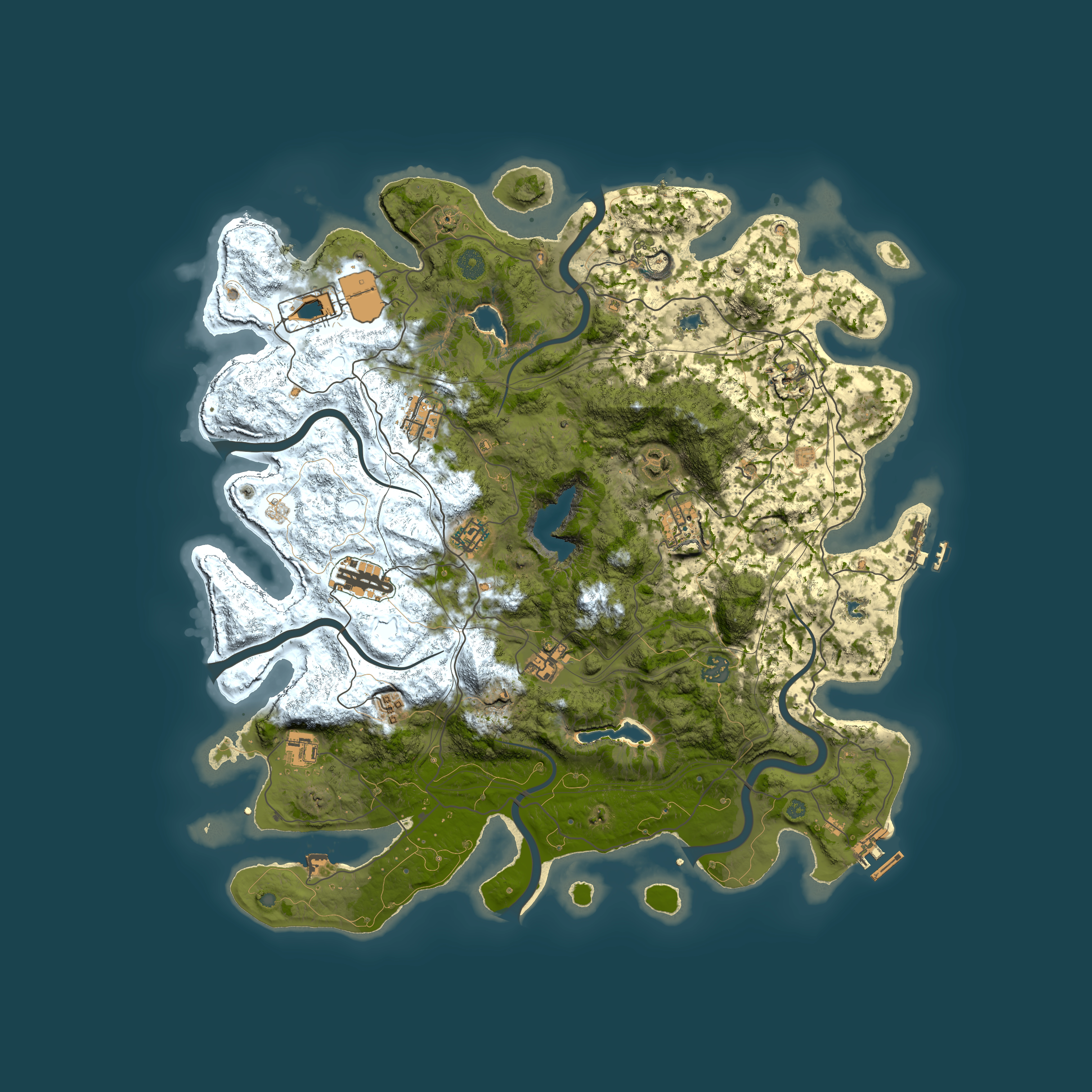 Full top-down render of Rust map seed 2072954928, 4500x4500m