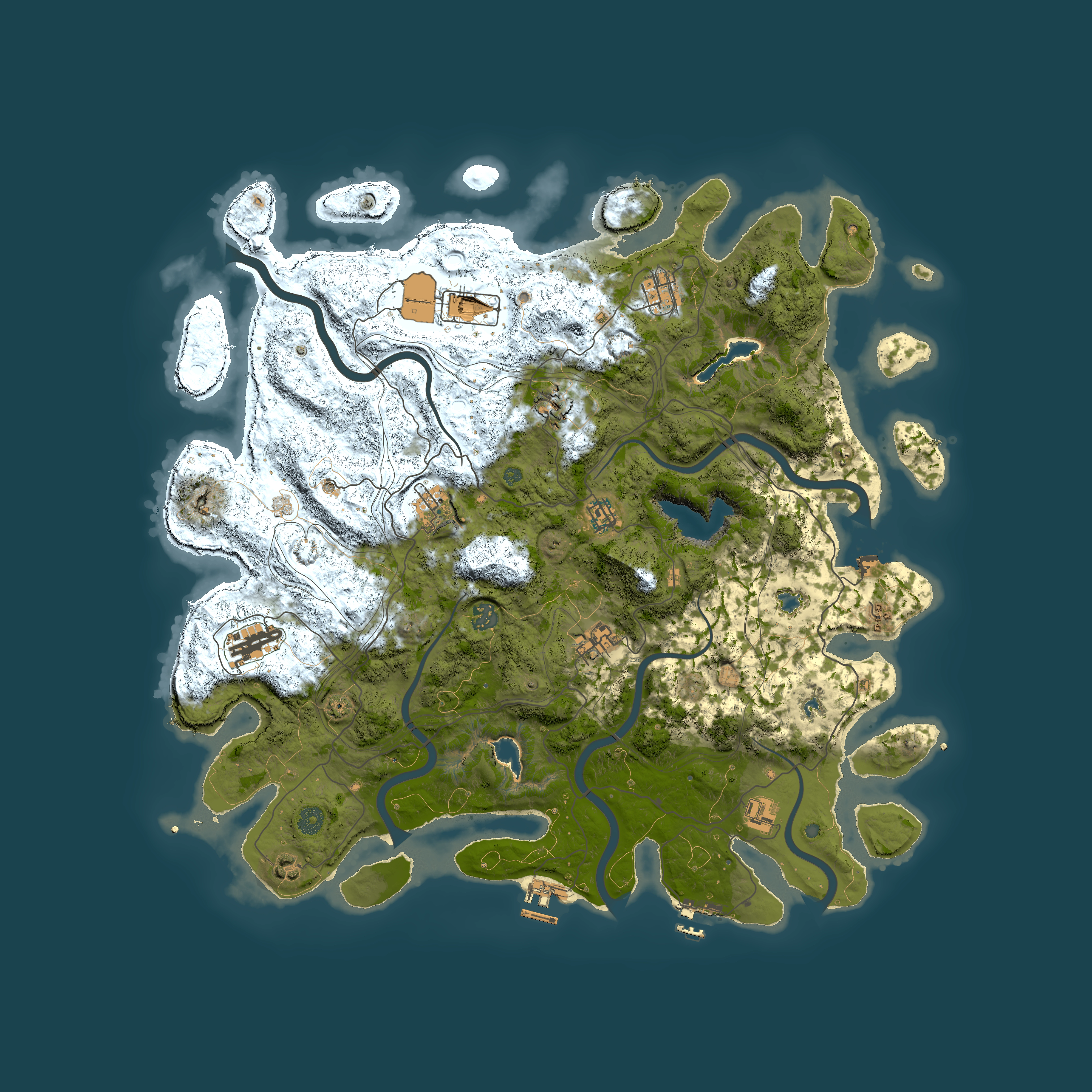 Full top-down render of Rust map seed 686570566, 4700x4700m