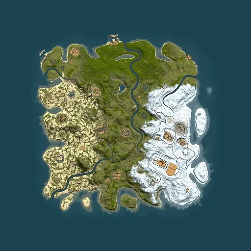 Rust map seed 1590638925, 4250x4250m top-down preview
