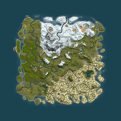 Rust map seed 2124288586, 5900x5900m top-down preview