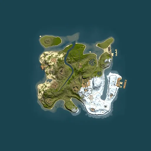 Rust map seed 1932305019, 2500x2500m top-down preview
