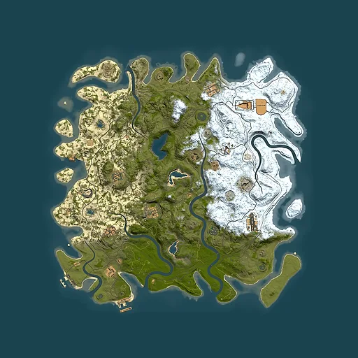 Rust map seed 1232732685, 4750x4750m top-down preview