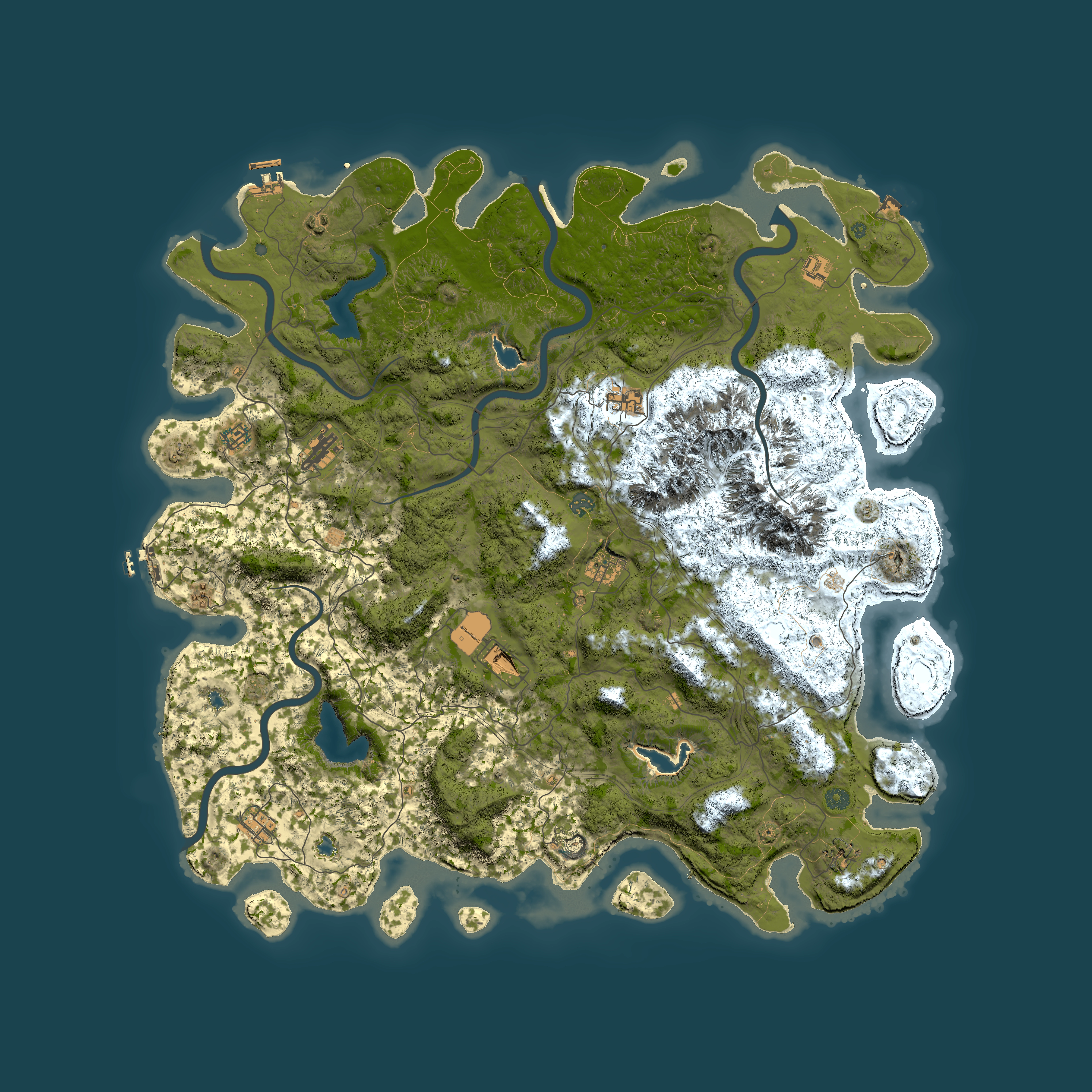 Full top-down render of Rust map seed 2043988228, 5500x5500m