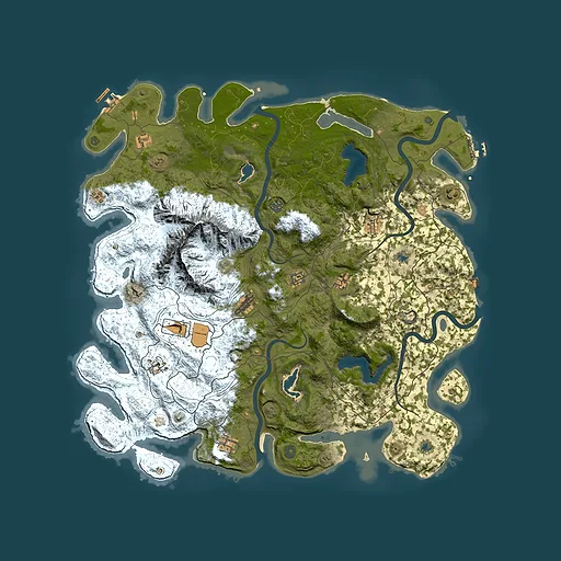 Rust map seed 1103317274, 5050x5050m top-down preview