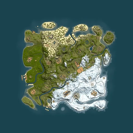 Rust map seed 808202729, 4100x4100m top-down preview