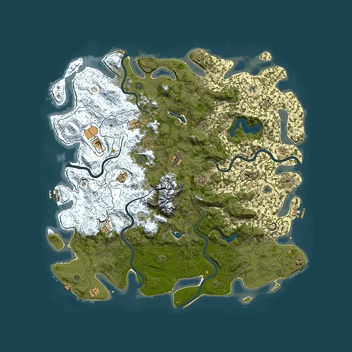Rust map seed 1969618216, 5500x5500m top-down preview