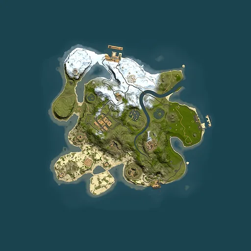 Rust map seed 398032022, 2500x2500m top-down preview