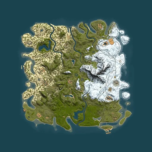 Rust map seed 180448934, 5100x5100m top-down preview