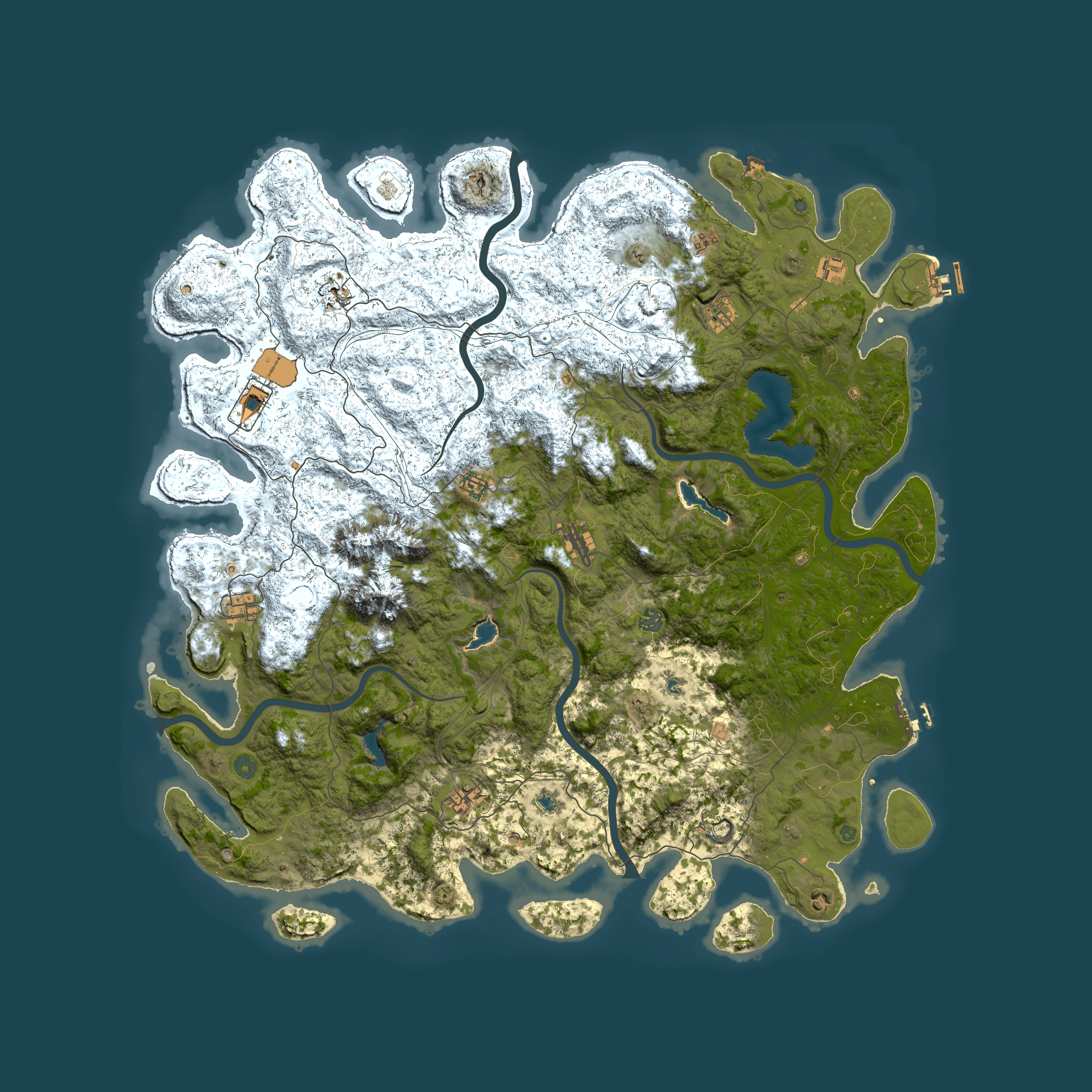 Full top-down render of Rust map seed 1446862202, 5550x5550m