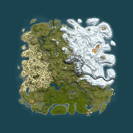 Rust map seed 787827193, 5500x5500m top-down preview