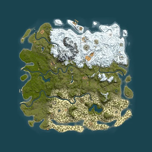 Rust map seed 892286129, 5800x5800m top-down preview