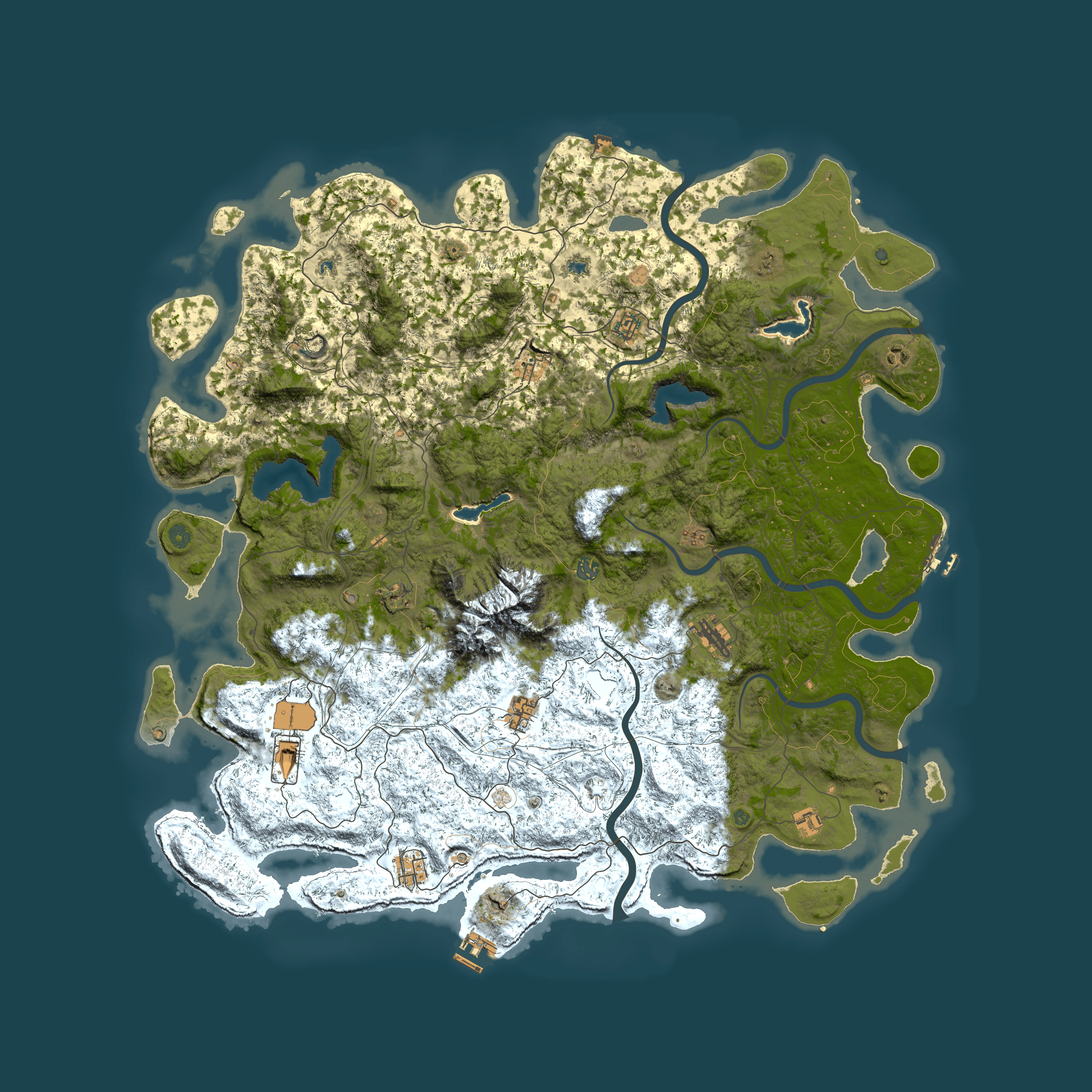 Full top-down render of Rust map seed 527253072, 5650x5650m