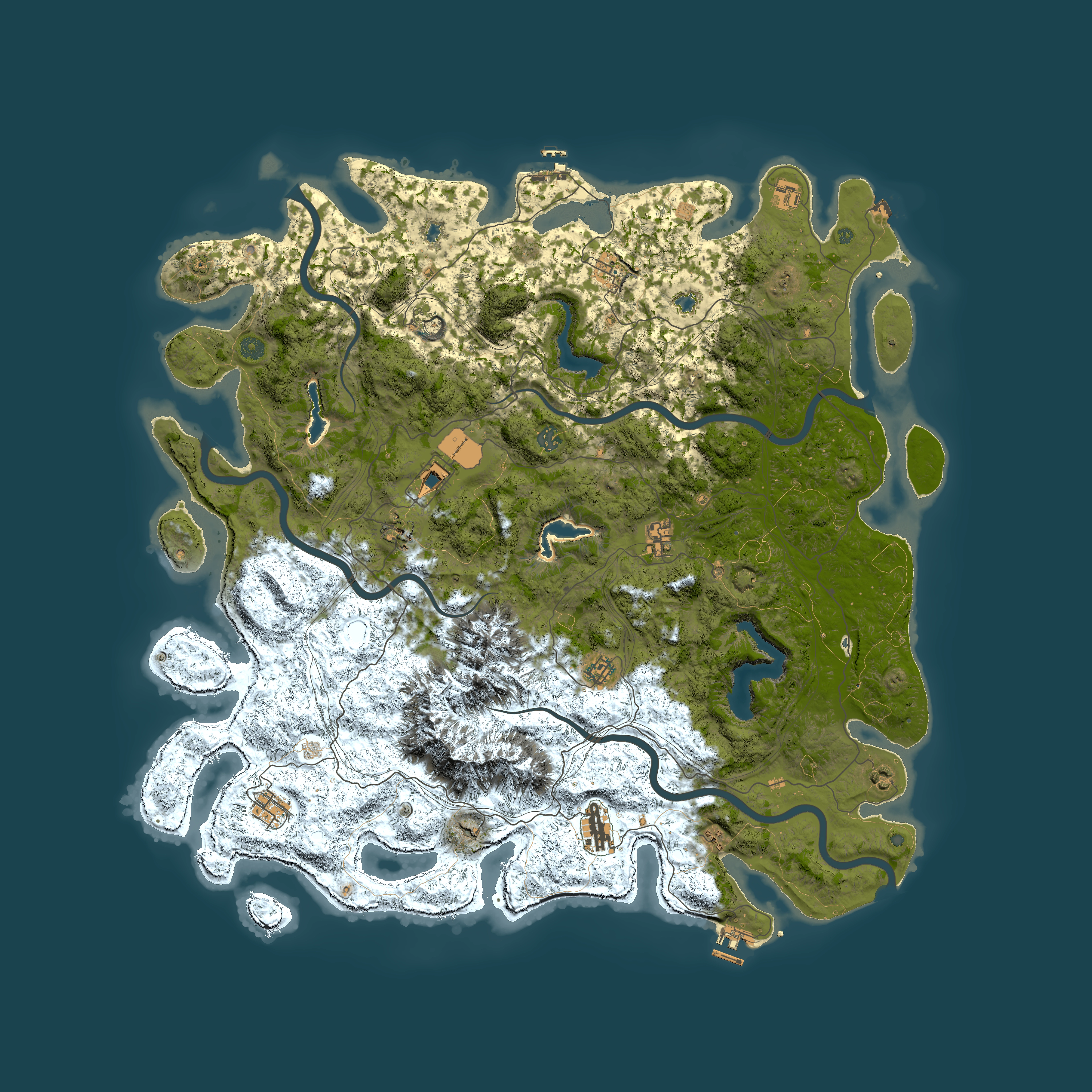 Full top-down render of Rust map seed 2000780769, 5450x5450m