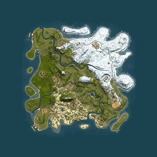 Rust map seed 1162858916, 4100x4100m top-down preview