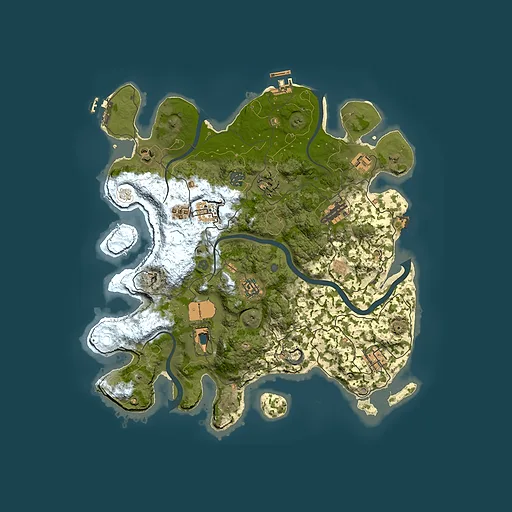 Rust map seed 324052456, 3800x3800m top-down preview