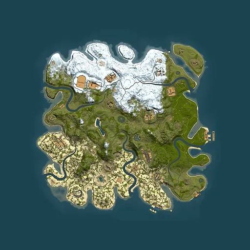 Rust map seed 1151020989, 4150x4150m top-down preview