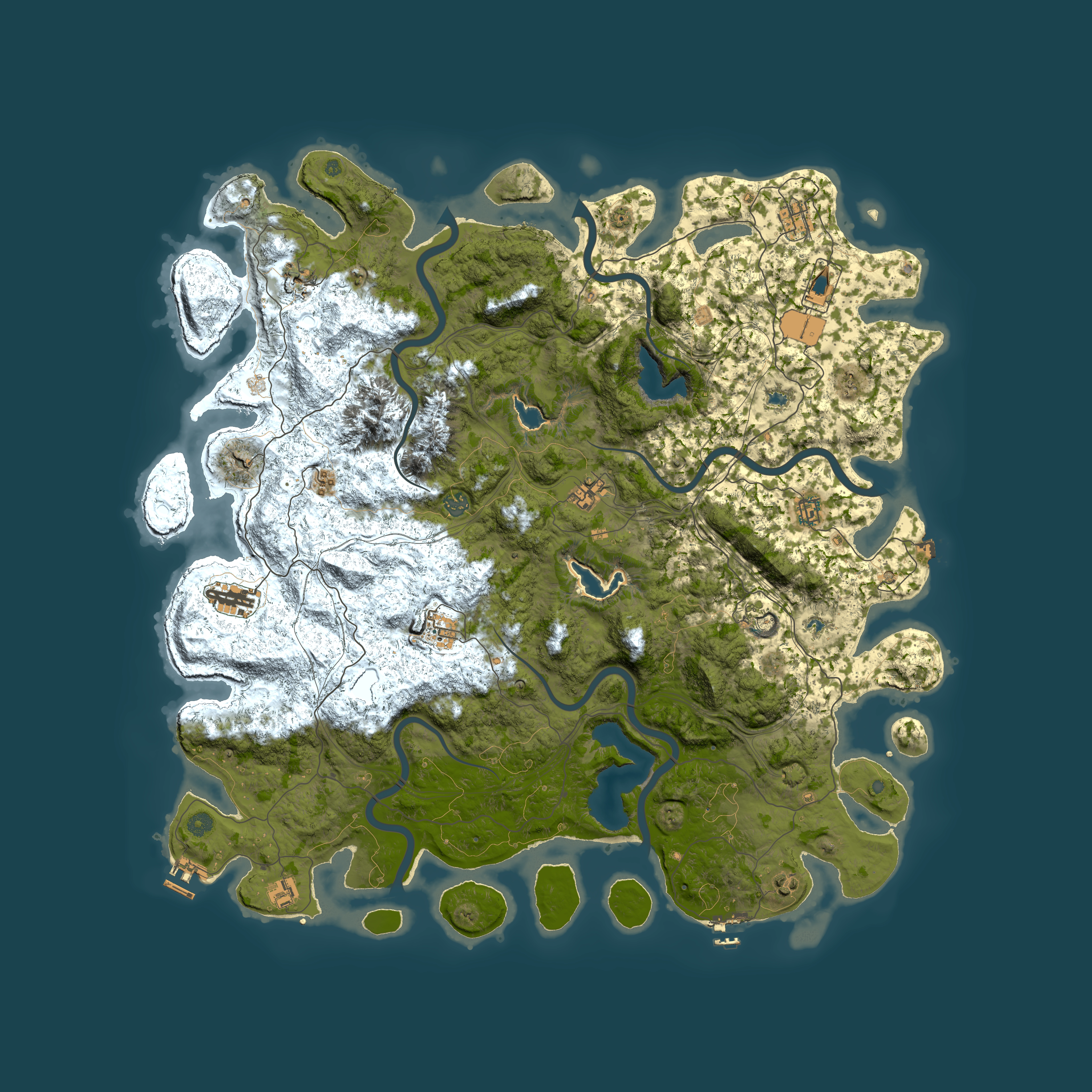 Full top-down render of Rust map seed 343861417, 5350x5350m