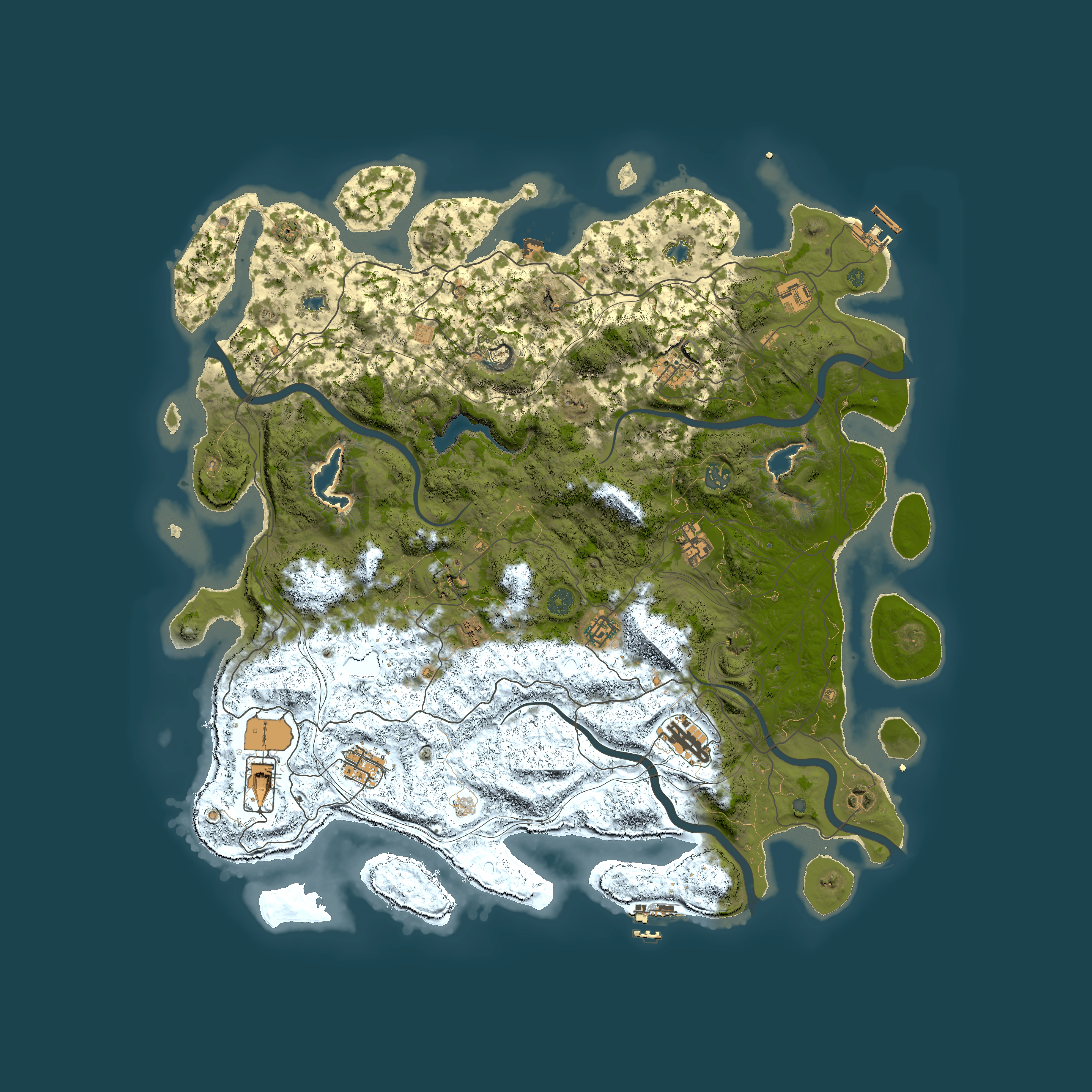 Full top-down render of Rust map seed 1218752796, 4850x4850m