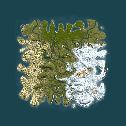 Rust map seed 151092955, 4800x4800m top-down preview