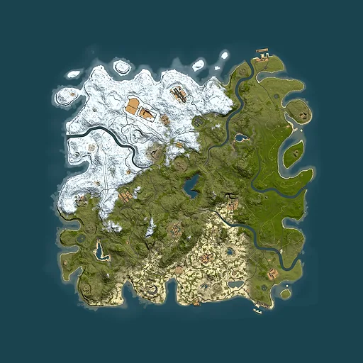 Rust map seed 1587312965, 4950x4950m top-down preview