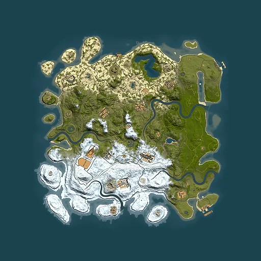 Rust map seed 587005498, 4500x4500m top-down preview