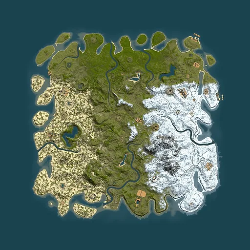 Rust map seed 1325483790, 5900x5900m top-down preview