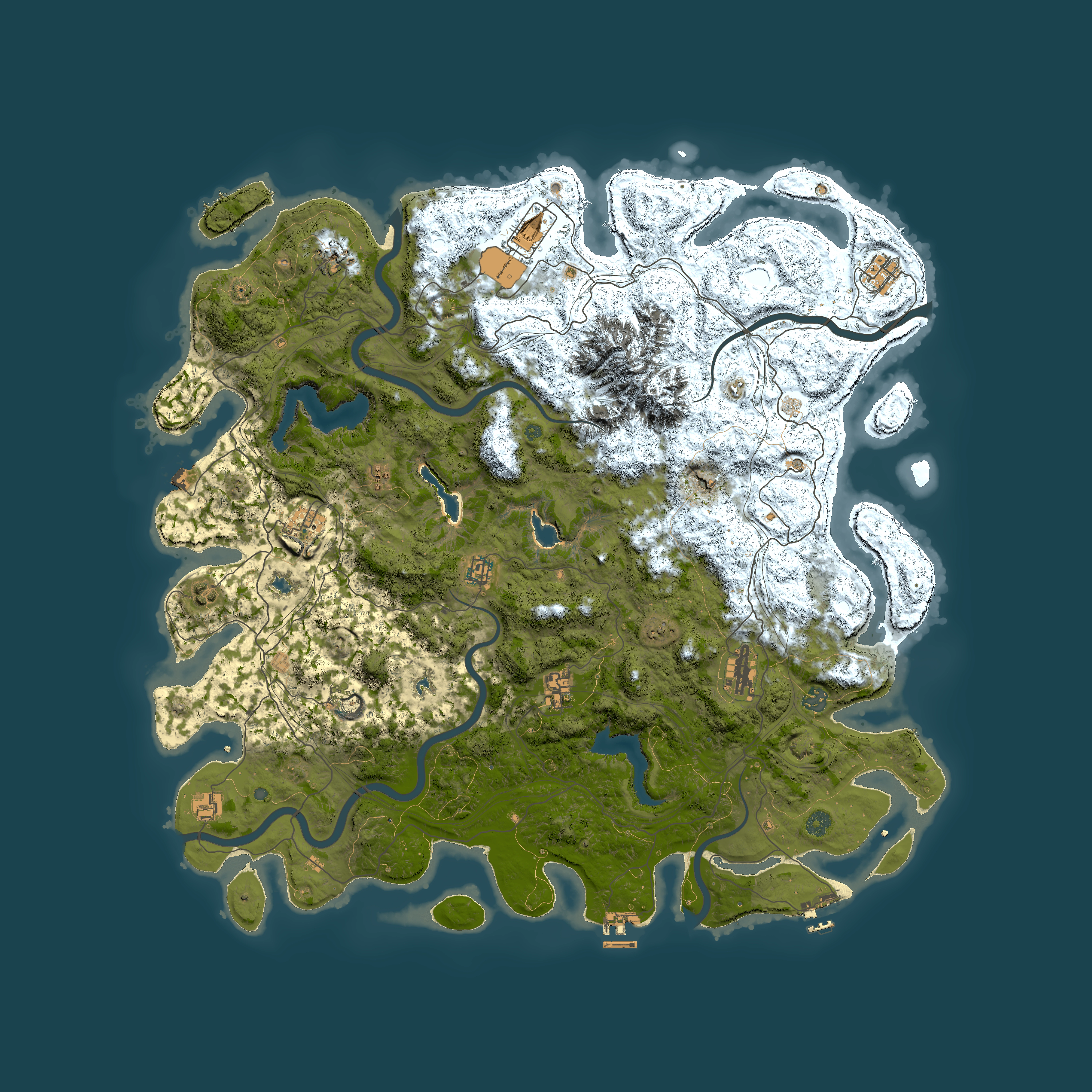 Full top-down render of Rust map seed 1217939793, 5200x5200m