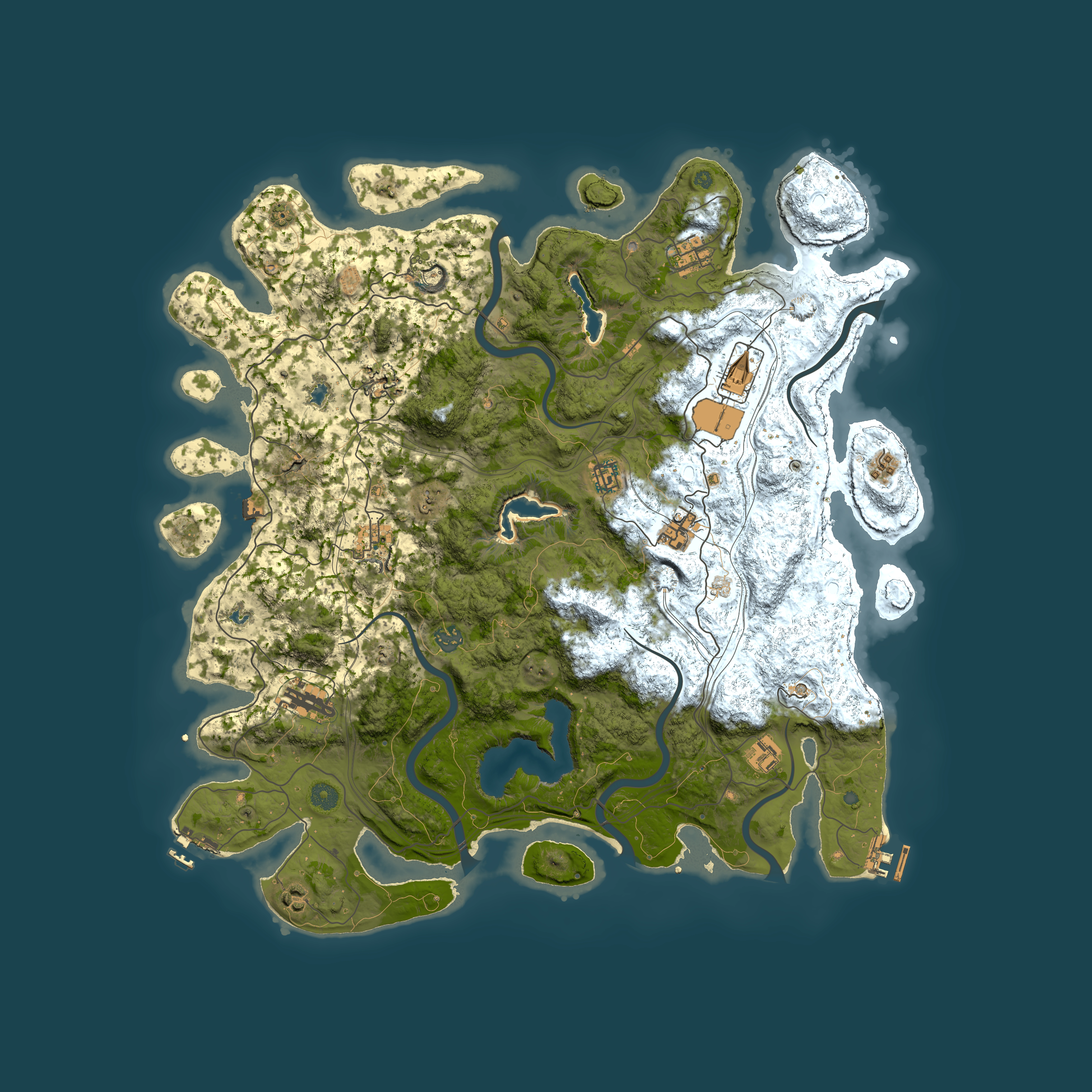 Full top-down render of Rust map seed 2018003916, 4700x4700m