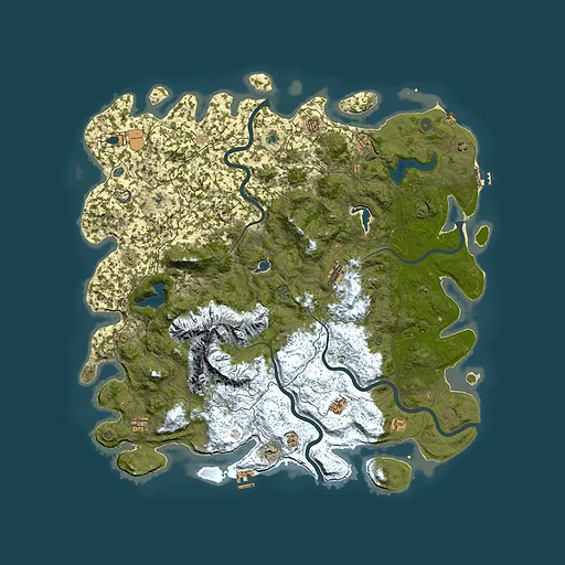 Rust map seed 1018874054, 5600x5600m top-down preview