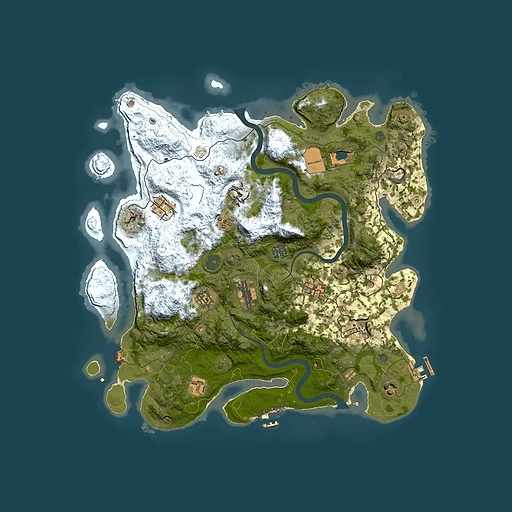 Rust map seed 578352106, 3950x3950m top-down preview