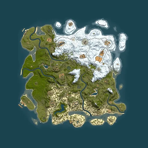 Rust map seed 1339727453, 4650x4650m top-down preview