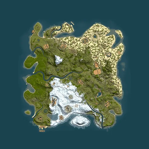 Rust map seed 450295473, 4200x4200m top-down preview