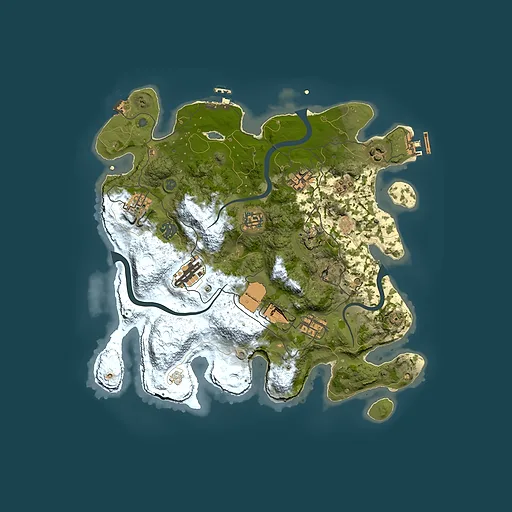 Rust map seed 60571618, 3500x3500m top-down preview
