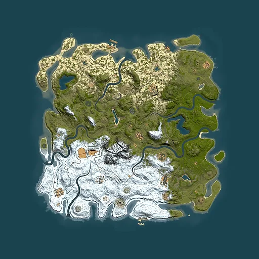 Rust map seed 817130874, 5200x5200m top-down preview
